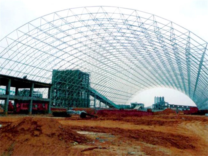 北京广西白色电厂干煤棚网架加工