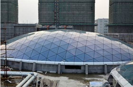 福建湖北枝江五柳树市场北大门网架工程